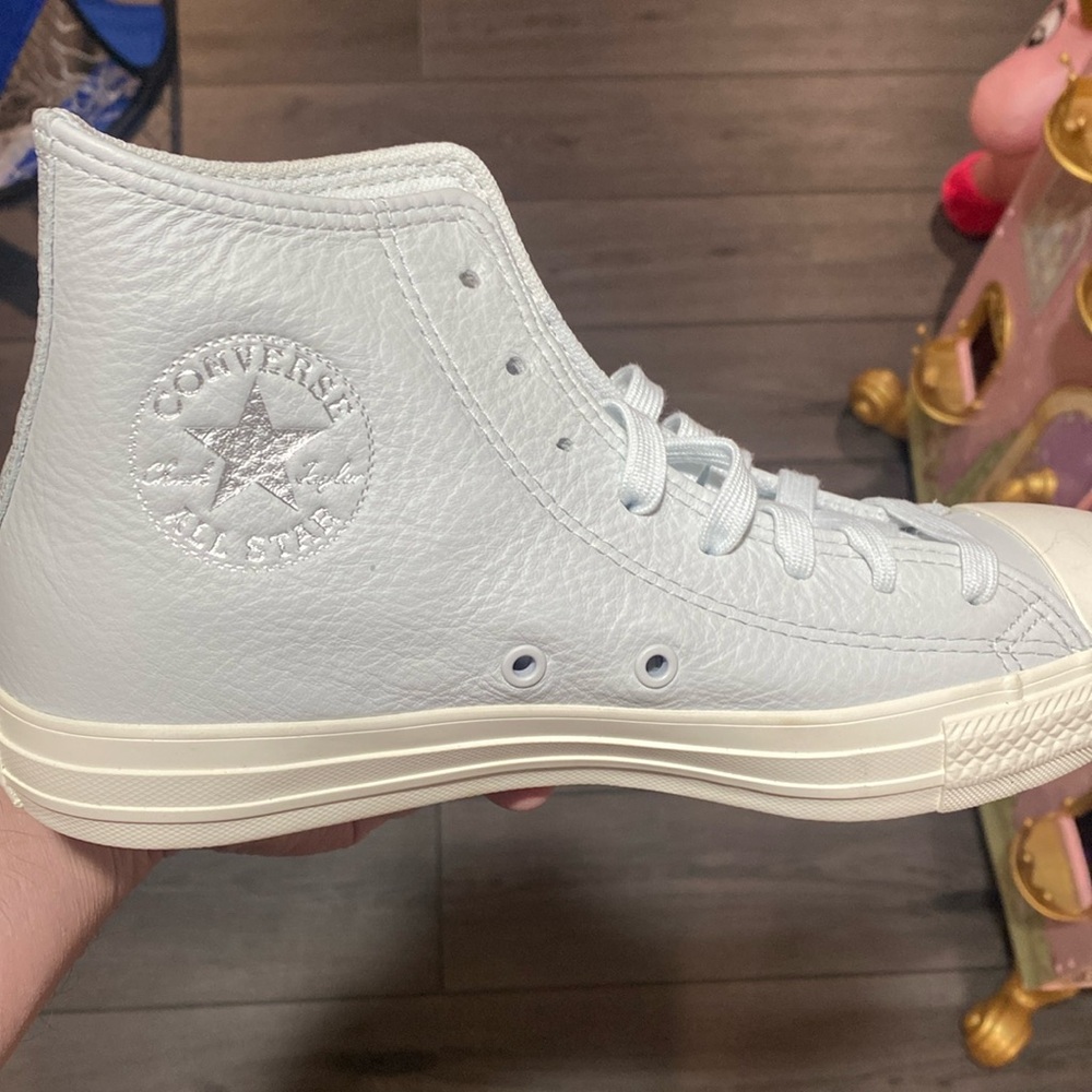 Converse all star hi leather W8.5
